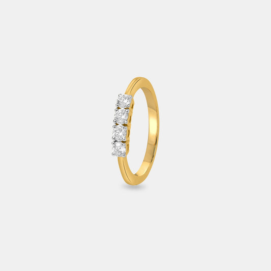 Elegant 5-stone Diamond Band