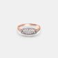 Elegance Oval Cluster Diamond Ring