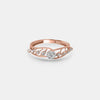 Floral Vine Diamond Ring
