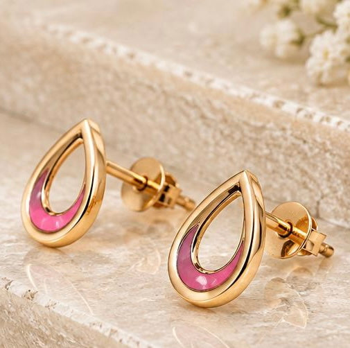 Petal Curve Studs