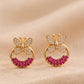 Berry Flutter Studs