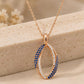 Midnight Eclipse Loop Pendant