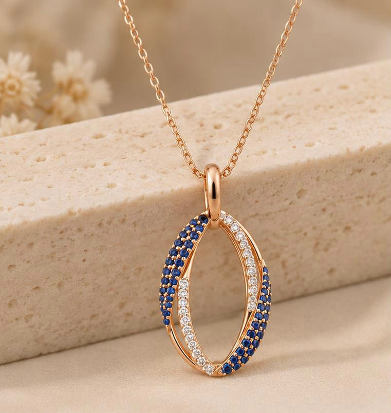 Midnight Eclipse Loop Pendant