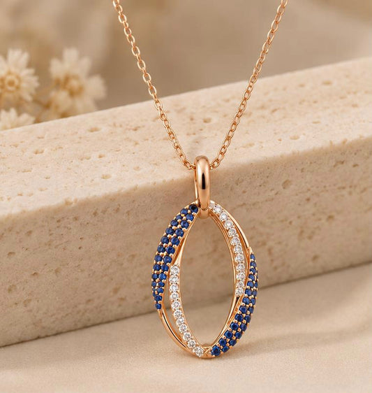 Midnight Eclipse Loop Pendant