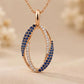 Midnight Eclipse Loop Pendant
