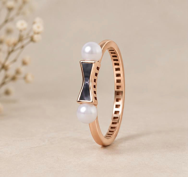 Roselyn Knot Gold Ring