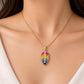 Aurora Leaf Pendant