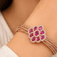 Pink Flora Mesh Bracelet