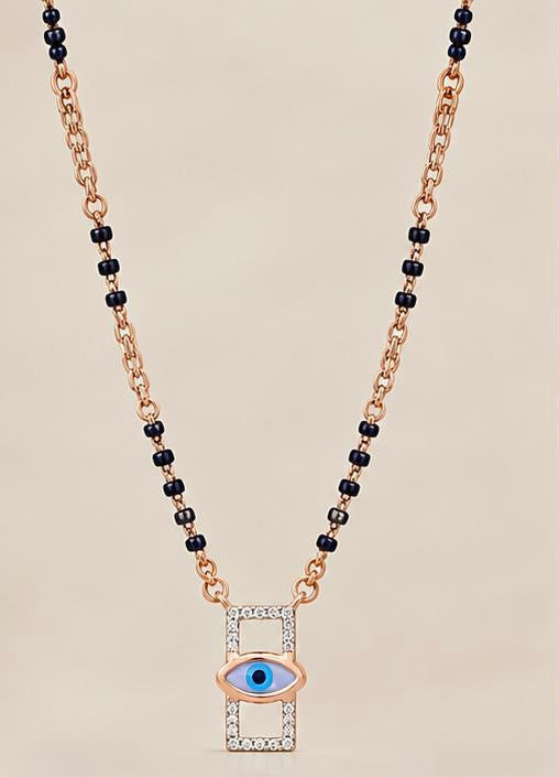 Modern Gaze Evil Eye Gold Mangalsutra