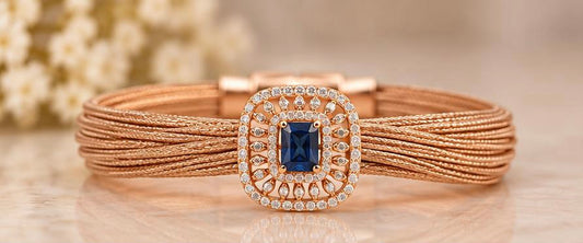 Imperial Blue Mesh Bracelet