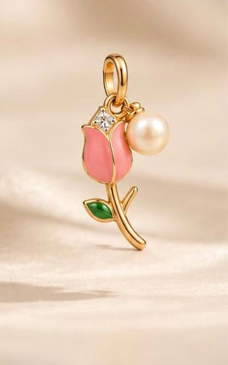 Blush Tulip Pendant