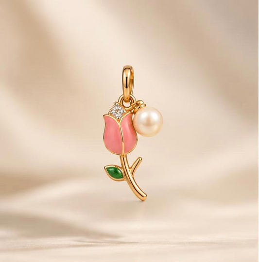 Blush Tulip Pendant