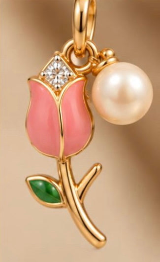 Blush Tulip Pendant
