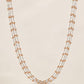 Rose Dewdrop Layered Gold Chain