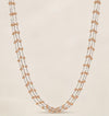 Rose Dewdrop Layered Gold Chain