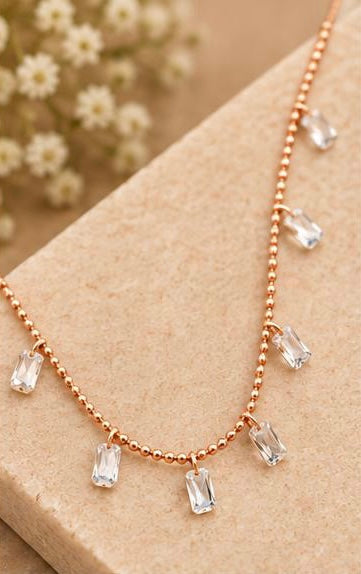 Crystal Drip Necklace