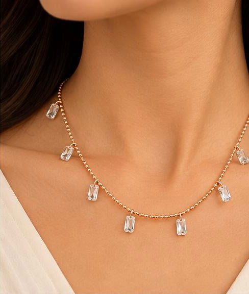 Crystal Drip Necklace