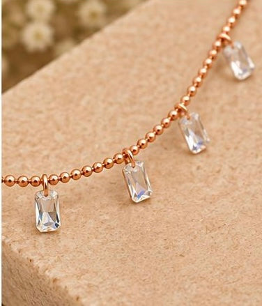 Crystal Drip Necklace