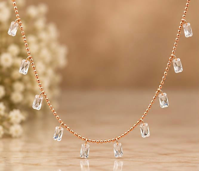 Crystal Drip Necklace