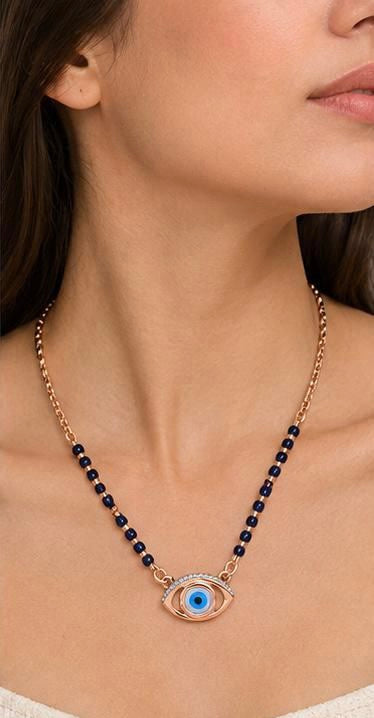 Gaze of Protection Gold Mangalsutra
