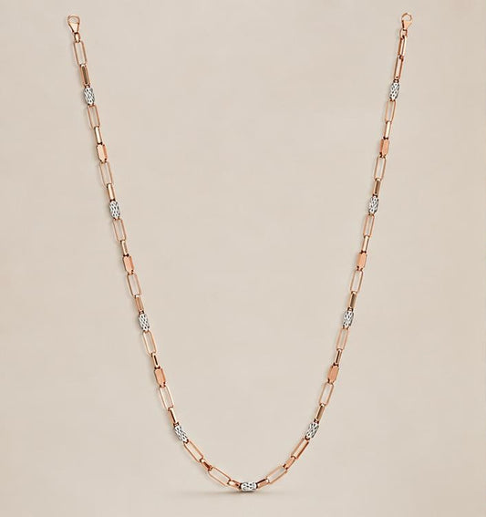 Paperclip Link Gold Chain