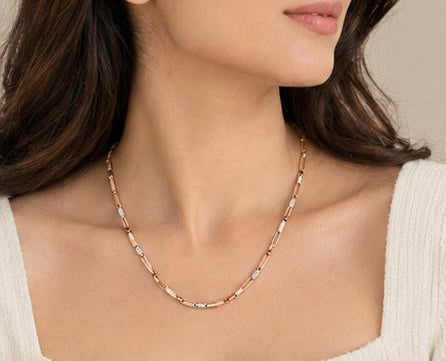 Paperclip Link Gold Chain