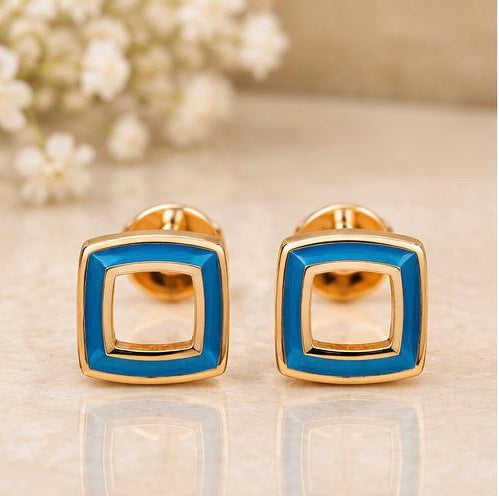 Blue Block Studs