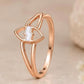 Rose Vein Gold Ring