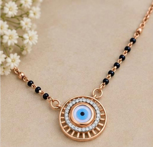 "aura Protect" Evil Eye Gold Mangalsutra
