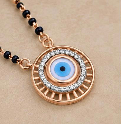 "aura Protect" Evil Eye Gold Mangalsutra