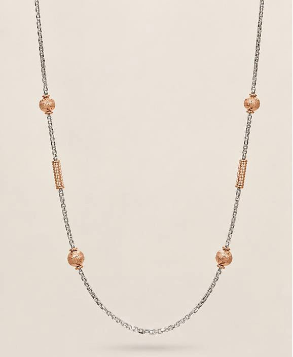 Two-tone Texture Gold Chain