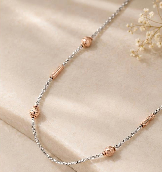 Two-tone Texture Gold Chain
