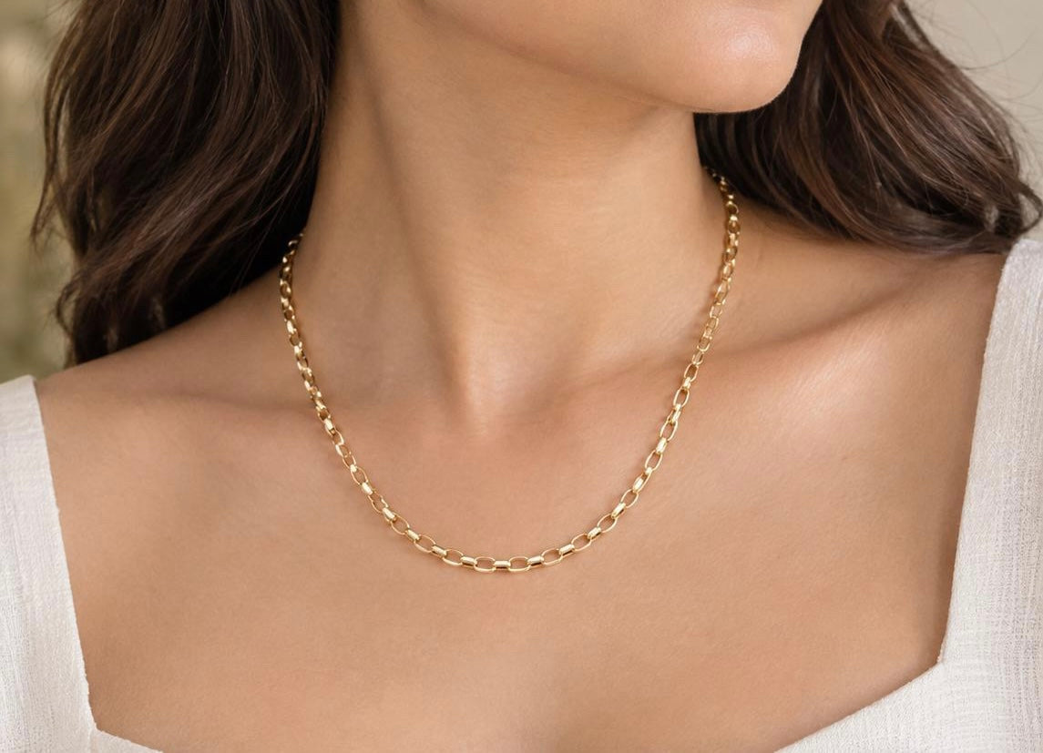 Classic Oval Link Gold Chain