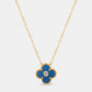 Azure Clover Necklace
