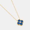 Azure Clover Necklace