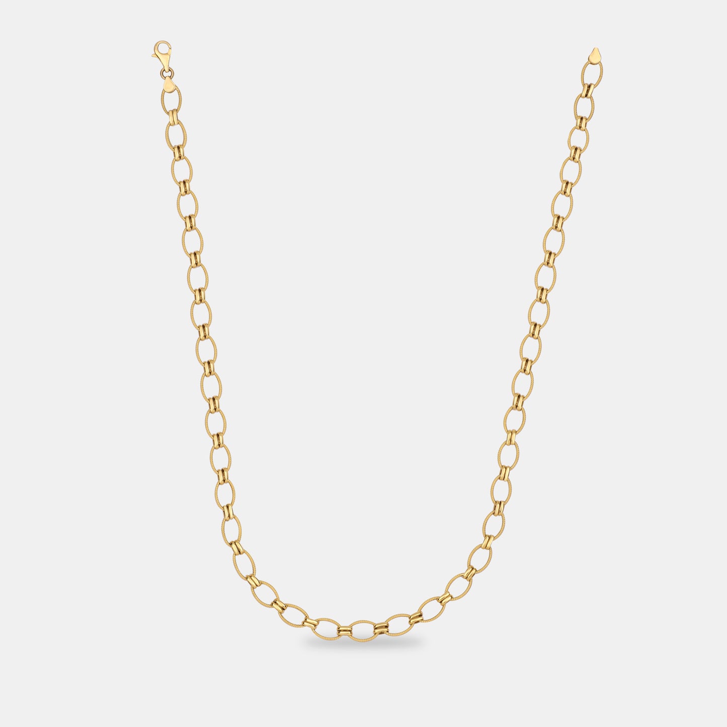 Classic Gold Oval Link Chain