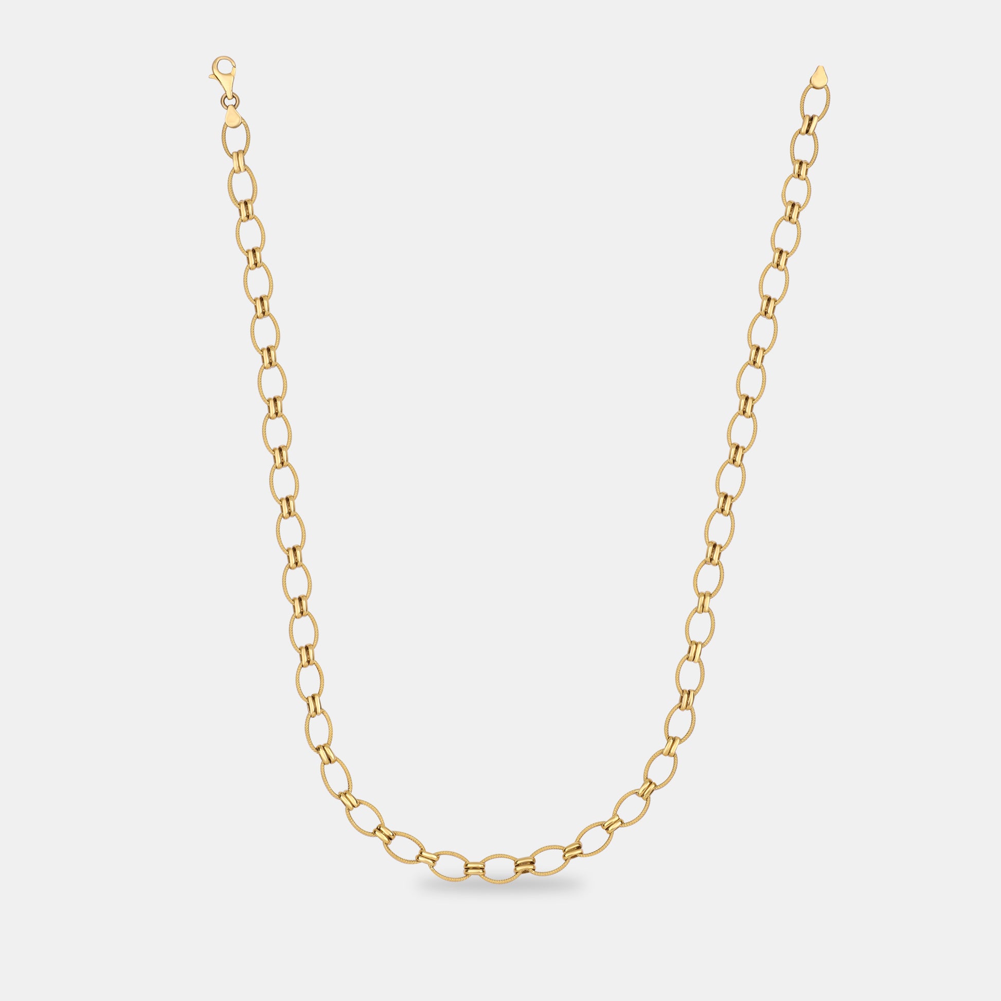 Classic Gold Oval Link Chain