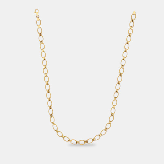 Classic Gold Oval Link Chain