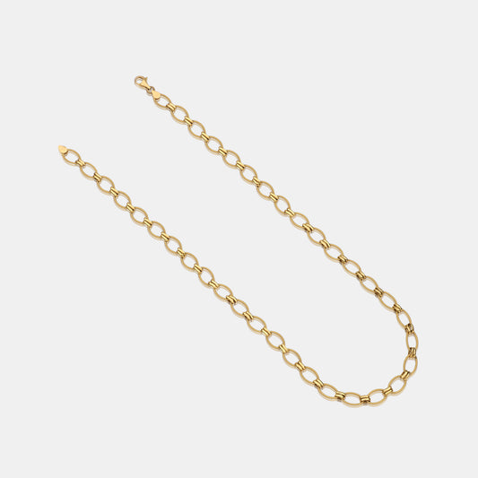 Classic Gold Oval Link Chain