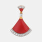 Crimson Fanlight Pendant Set