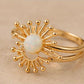 Sunflare Opal Ring