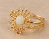 Sunflare Opal Ring