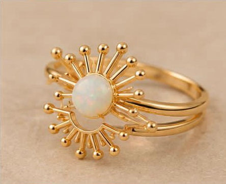 Gold and Diamond Ring for Women and Men