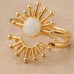 Sunflare Opal Ring