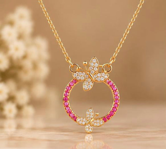 Berry Flutter Pendant