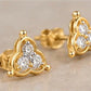 Trilisse 18kt Gold Diamond Studs