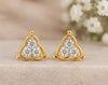 Trilisse 18kt Gold Diamond Studs