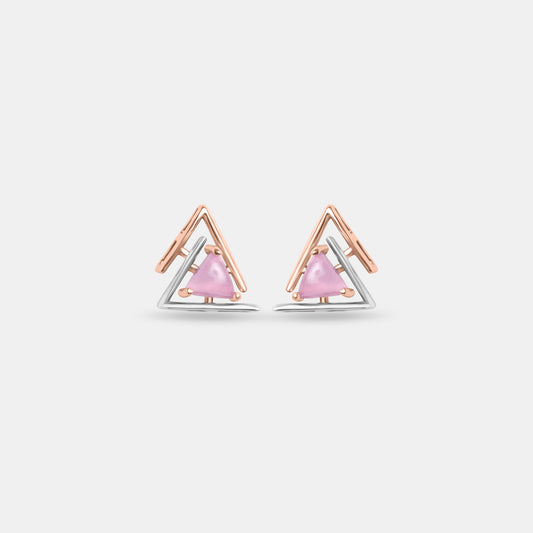 Dual Blush Prism Studs