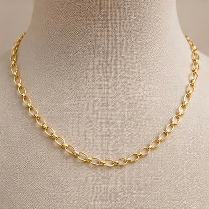 Classic Oval Link Gold Chain