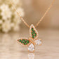 Two-Tone Butterfly Pendant Chain